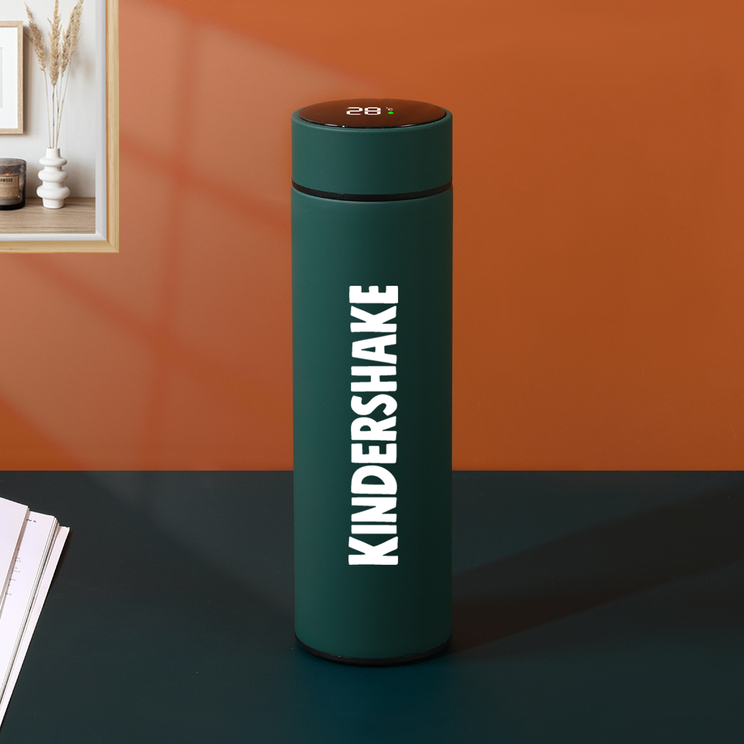 Wasserflasche mit Thermometer