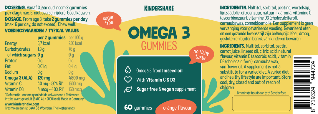 Omega-3-Gummibärchen