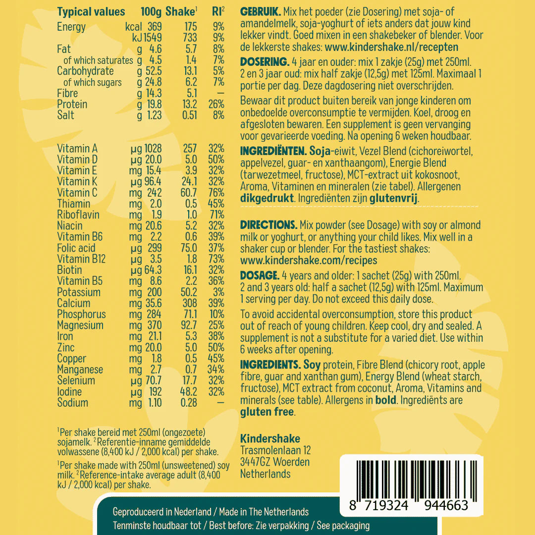 Veganer Kinder-Shake